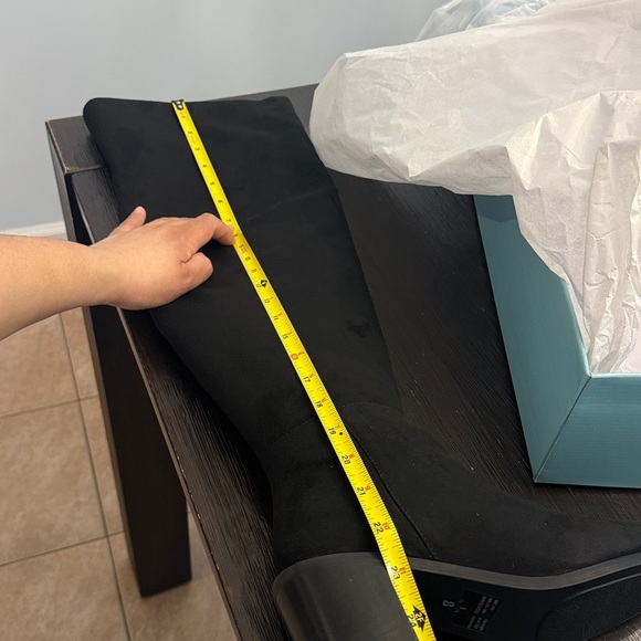 NEW Seychelles Black Over the Knee Boots - Picture 6 of 7